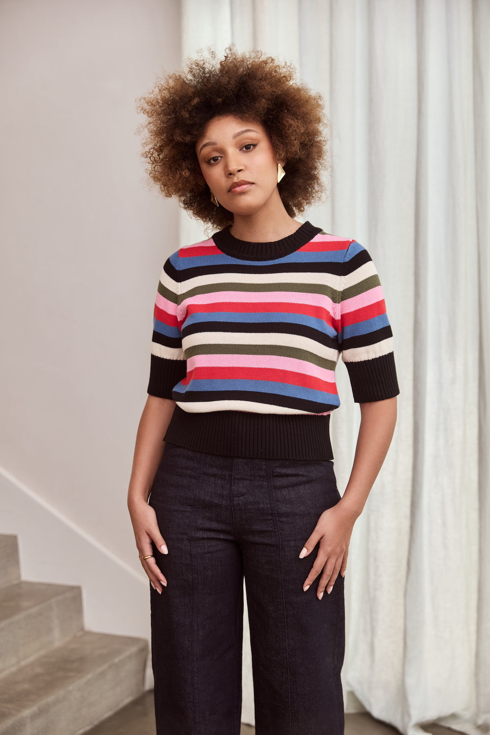 WHOLESALE - STRIPE Knit Jumper