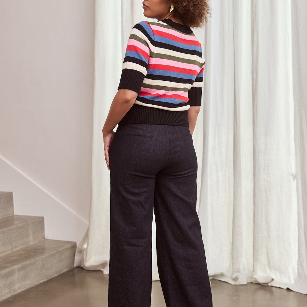 
                      
                        WHOLESALE - STRIPE Knit Jumper
                      
                    