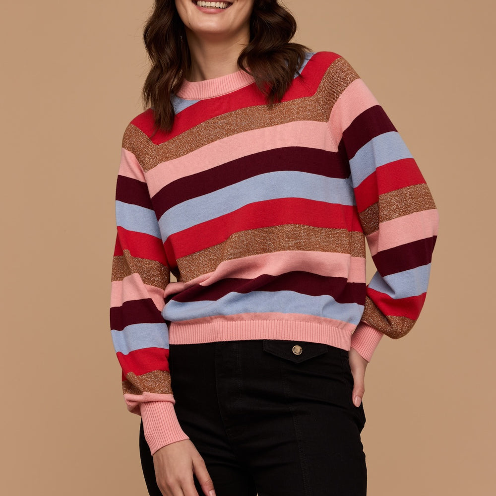 
                      
                        LUREX STRIPE Knit Jumper
                      
                    