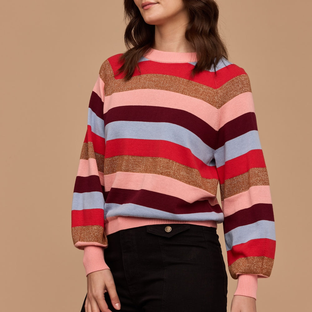 LUREX STRIPE Knit Jumper