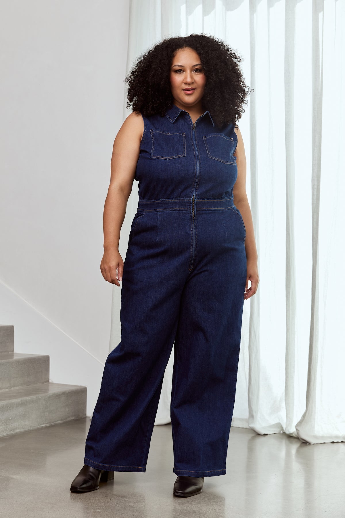 SLEEVELESS Denim Freestyler Jumpsuit