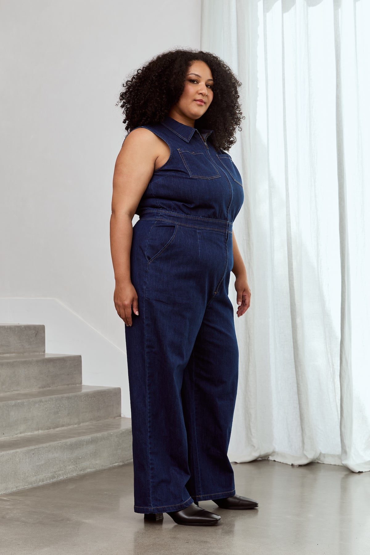 SLEEVELESS Denim Freestyler Jumpsuit