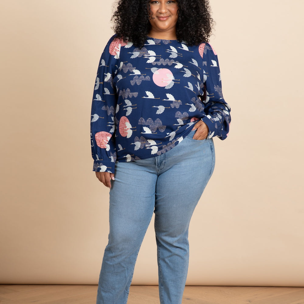 1000 CRANES Bell Sleeve Top