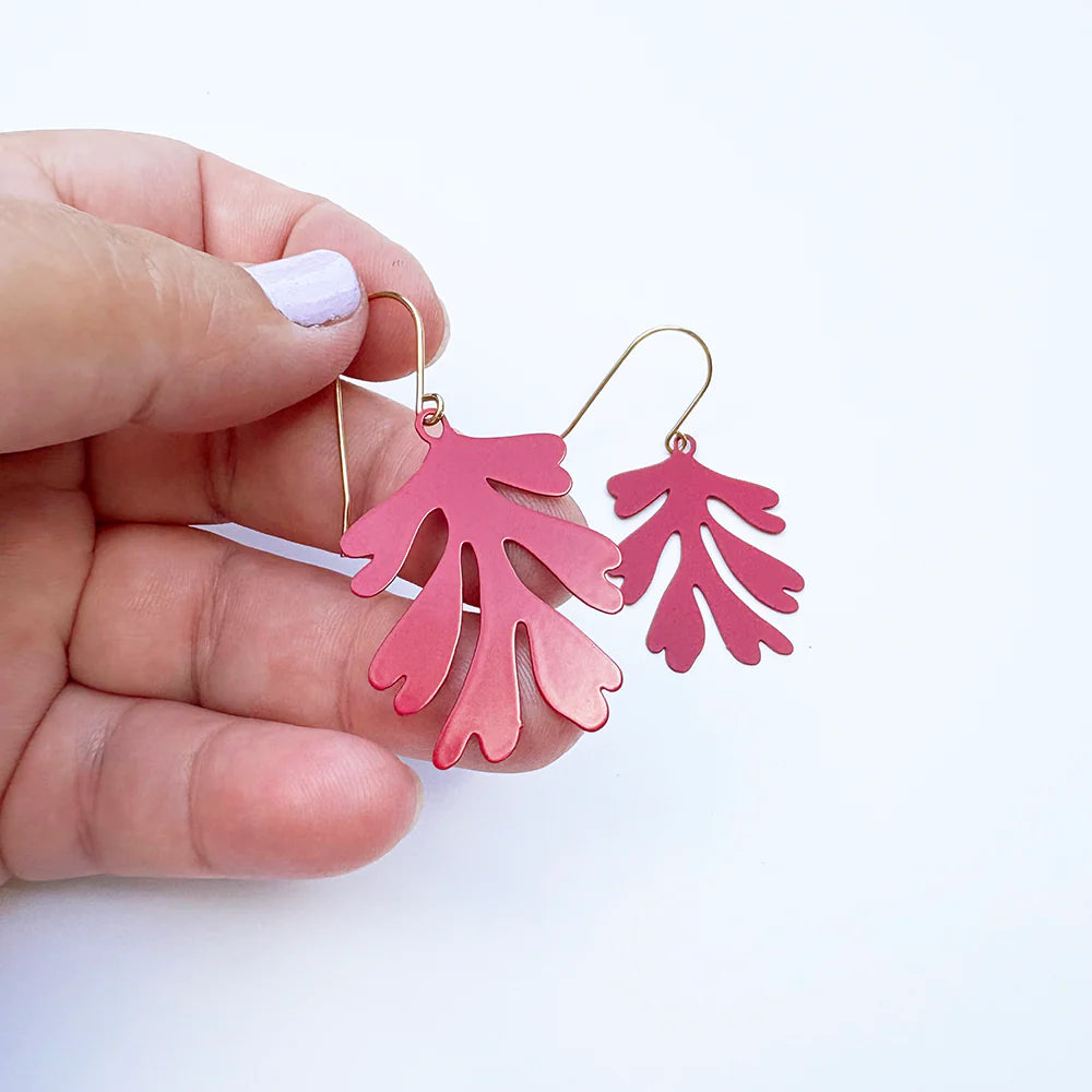 
                      
                        MINI MATISSE Earrings in Red
                      
                    
