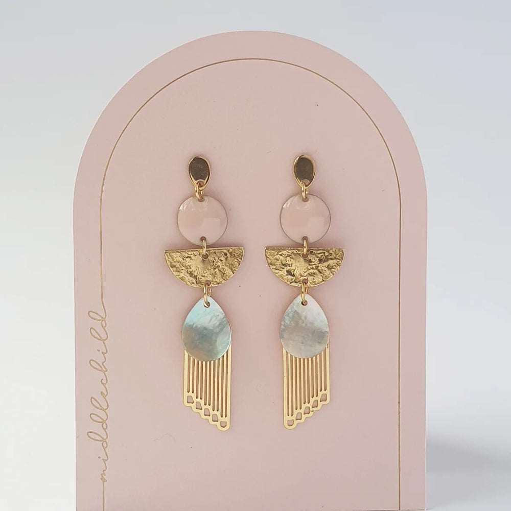 Aura Earrings in Blossom by Middle Child