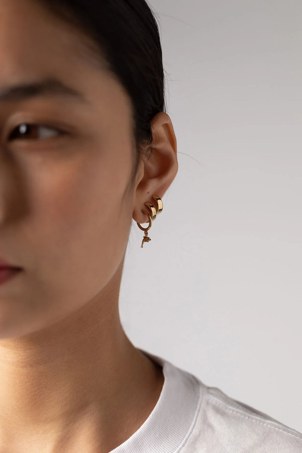 Naomi Murrell Baby Huggies - Sterling Silver