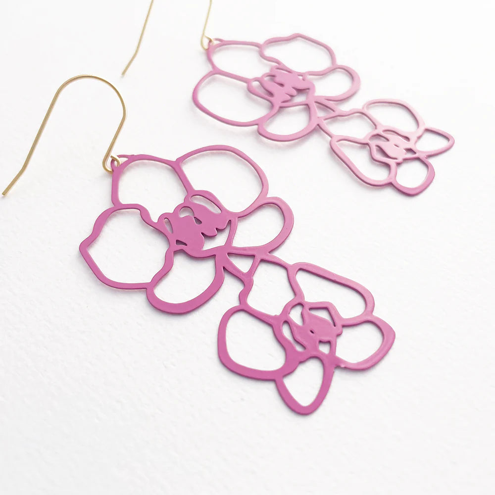 Orchid Earrings