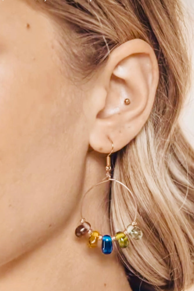 Sun Catcher Hoop Earrings By Amanda Berry