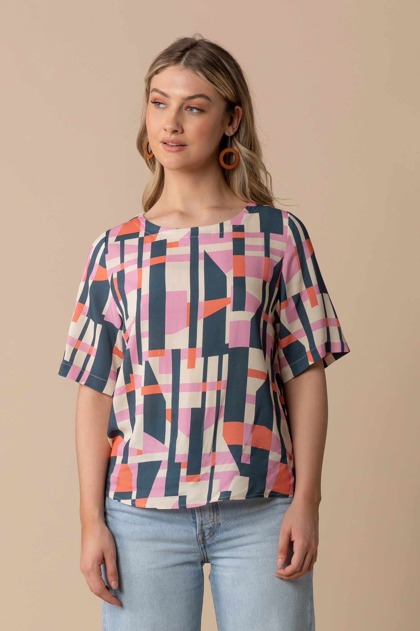 
                  
                    CONNECTED Elbow Sleeve Top
                  
                