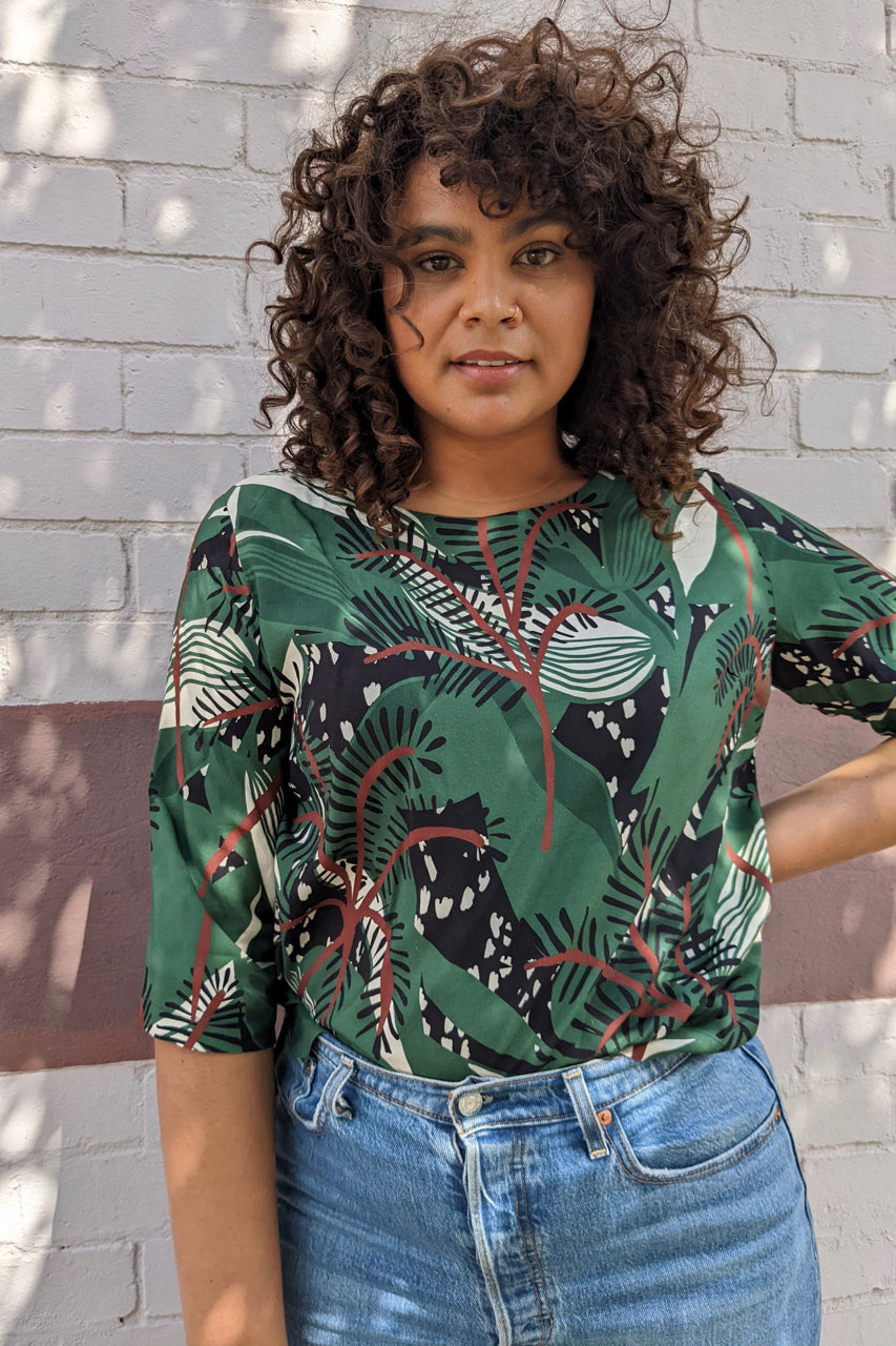 Jungle 3/4 Sleeve Top