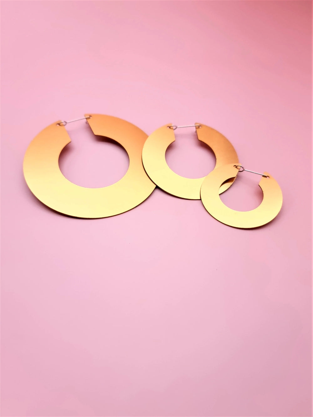 Gold Hoop Earrings SMALL by BLACBRAIL
